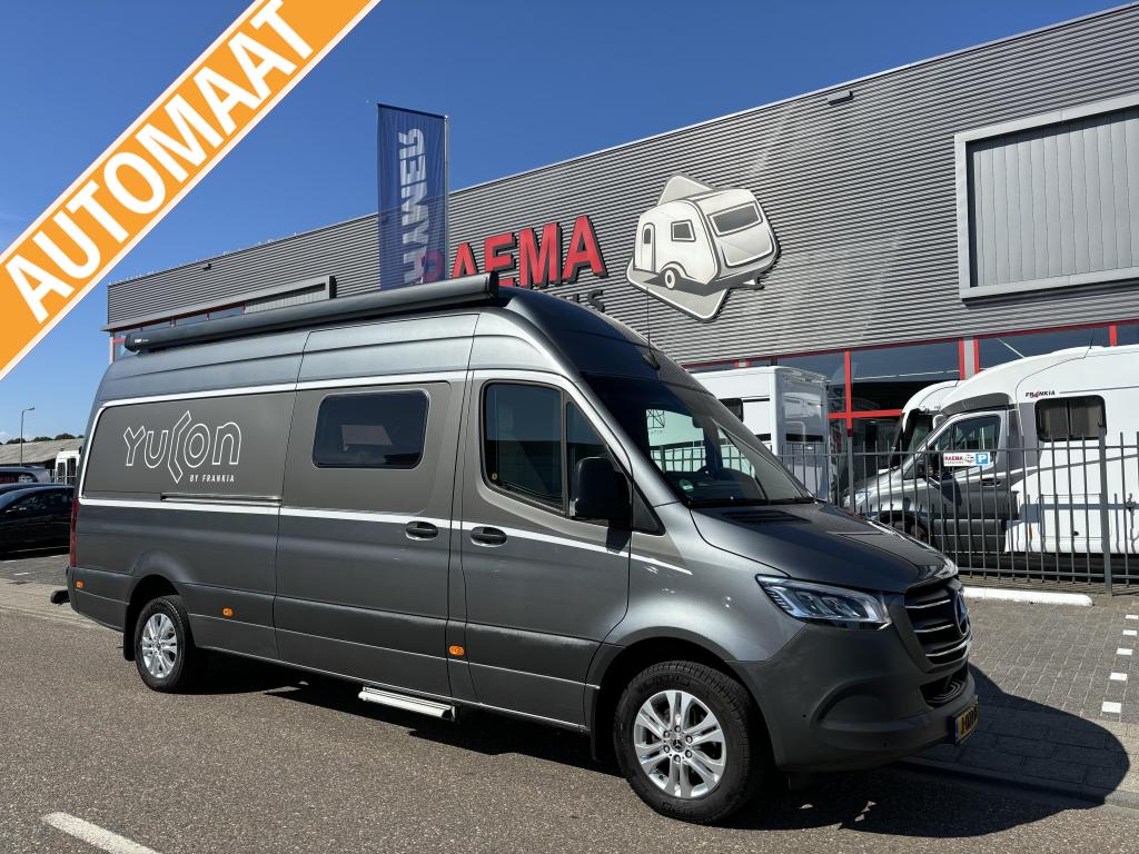 Frankia Yucon 7.0 Lounge rondzit Mercedes V6 automaat, Buscamper of Camperbus, Ringverwarming, Tot en met 2, Bedrijf