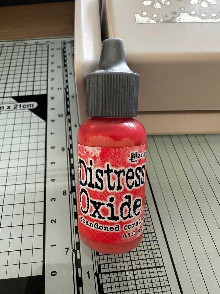 Distress Oxide Abonded Coral navulling, Hobby en Vrije tijd, Ophalen, Nieuw, Clearstamp
