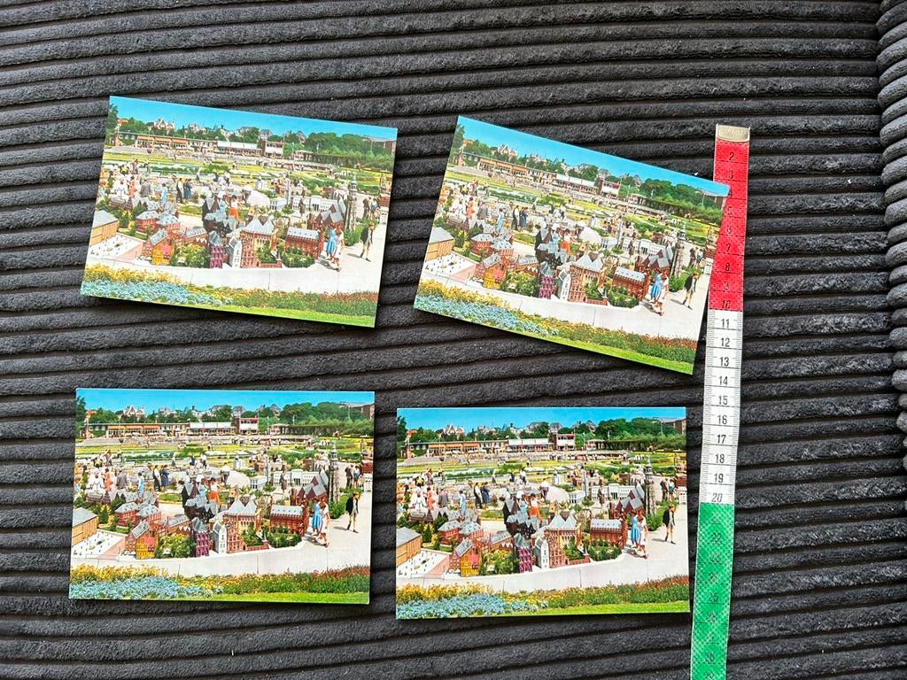 4 x Oudere kaarten Madurodam s’Gravenhage, Ophalen of Verzenden, 1980 tot heden, Ongelopen, Zuid-Holland