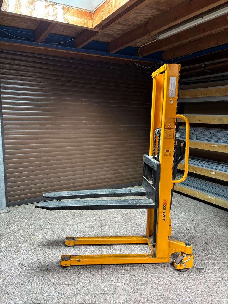 Stapelaar 1000 kg, 1000 tot 2000 kg, Ophalen, Handmatig, Stapelaar