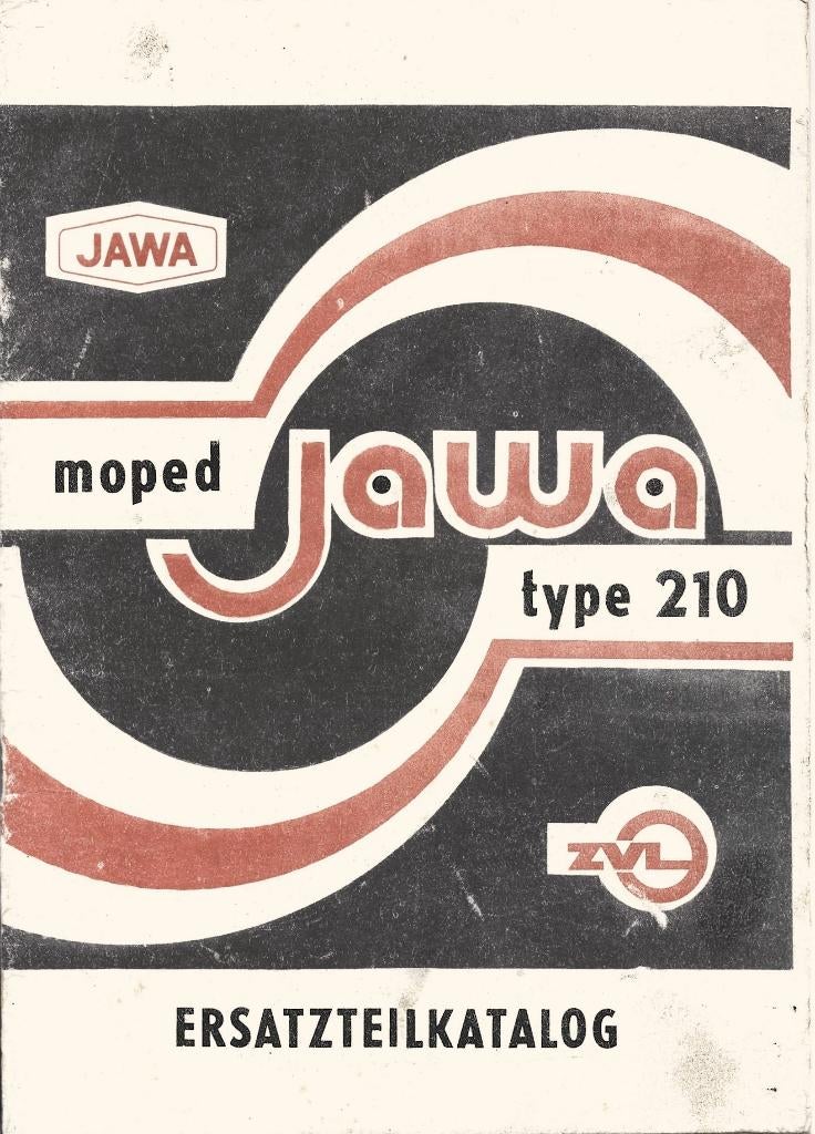 Jawa  210 Ersatzteil liste onderdelenboek (1601z) moped, Fietsen en Brommers, Verzenden, Zo goed als nieuw