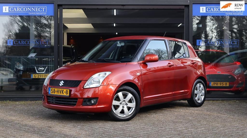 Suzuki Swift 1.3 Shogun 93pk|Airco|MF.stuur|LMV|Nw.apk!, Auto's, Suzuki, Voorwielaandrijving, Stof, Zwart, 400 kg