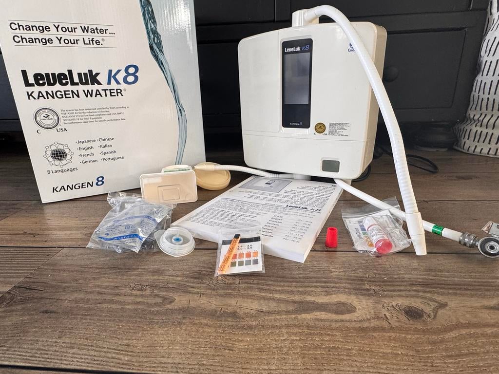 Leveluk k8 Kangen Water Elektrolyse apparaat, Ophalen of Verzenden, Zo goed als nieuw