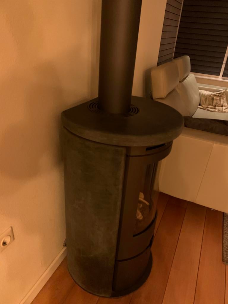 Barbas gaskachel type 650 met speksteen, Ophalen, Gas, Zo goed als nieuw, Vrijstaand