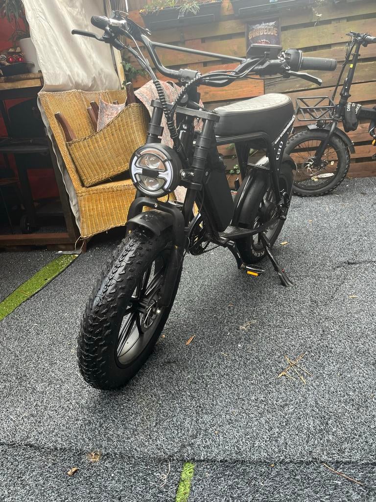 E-bike Fatbike C80 met custom stuur MET SPOED WEG, Gebruikt, 59 cm of meer, 50 km per accu of meer, Ophalen