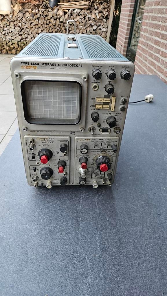 Tektronix storage oscilloscoop. Type 564B. Werkend, Doe-het-zelf en Verbouw, Meetapparatuur, Gebruikt, Ophalen