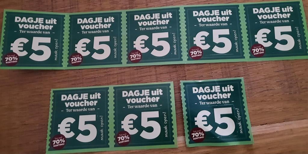Dagjes uit vouchers van de plus, Verzamelen, Supermarktacties, Ophalen