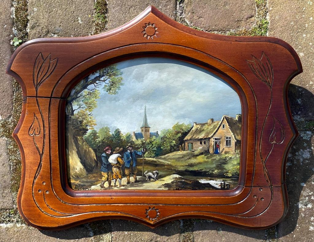 mooi klein schilderijtje Toos Jeurissen, Ophalen