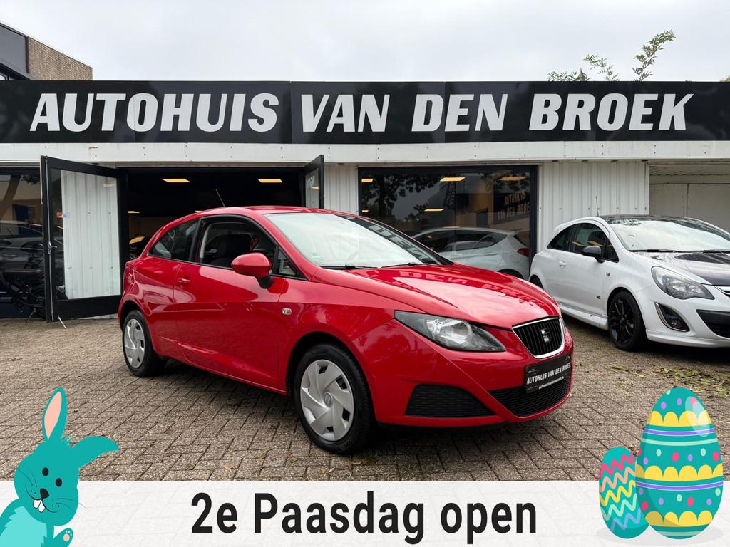 SEAT Ibiza SC 1.2 Style|1e Eigenaar|Airco|Aux|Bluetooth|Elek, Voorwielaandrijving, Stof, Gebruikt, Zwart