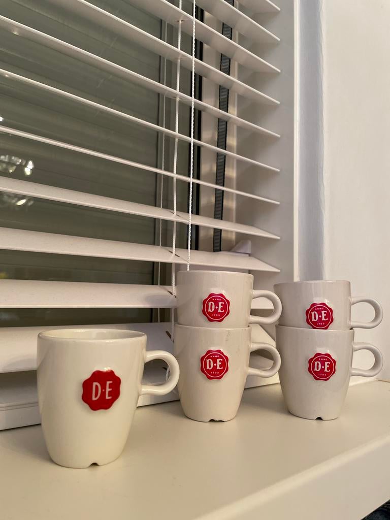 Douwe Egberts Koffiekopjes, Gebruikt, Keramiek, Ophalen of Verzenden, Overige stijlen