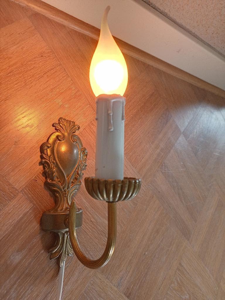 mooi oud arm wand/muurlampje 1-armig, Ophalen of Verzenden