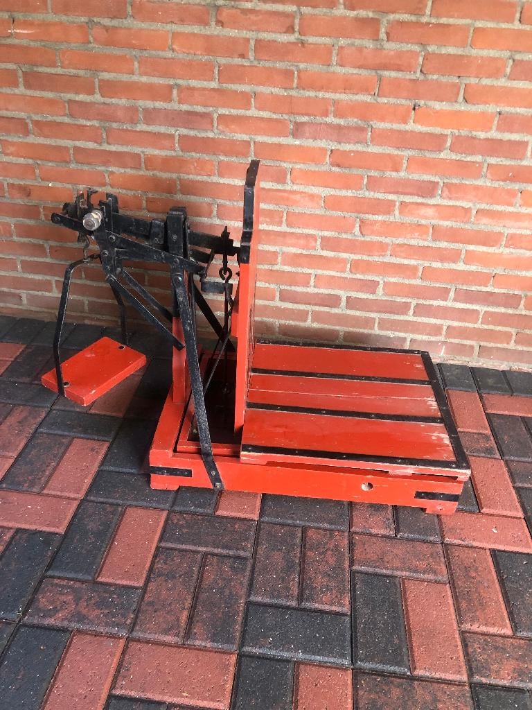 Oude bascule, Ophalen