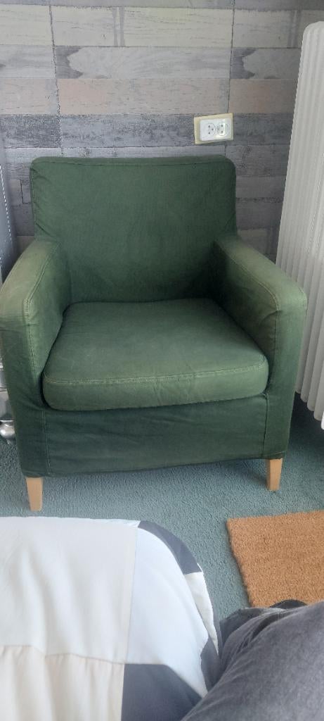 Fauteuiltje, Huis en Inrichting, Fauteuils, Ophalen, Gebruikt, Minder dan 75 cm, Stof