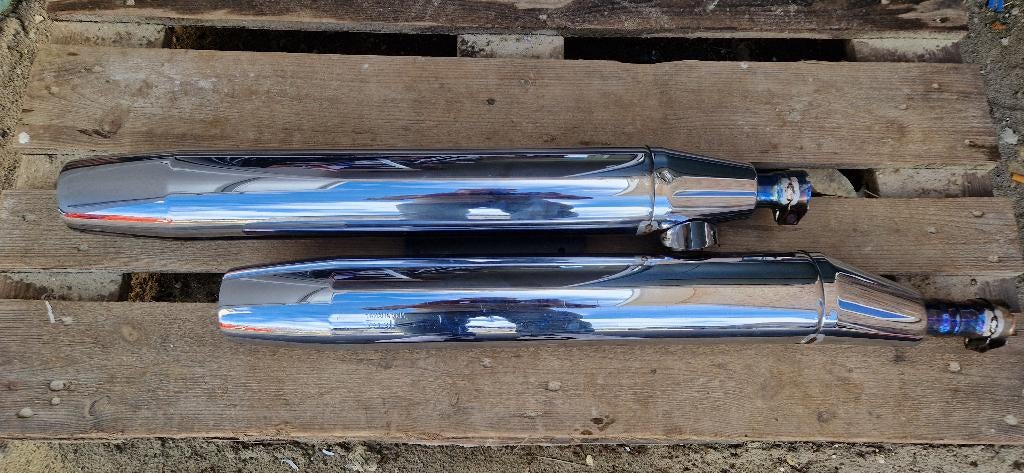 Uitlaatdempers Yamaha XV1600 Wild Star (origineel), Motoren, Onderdelen | Yamaha, Ophalen, Gebruikt