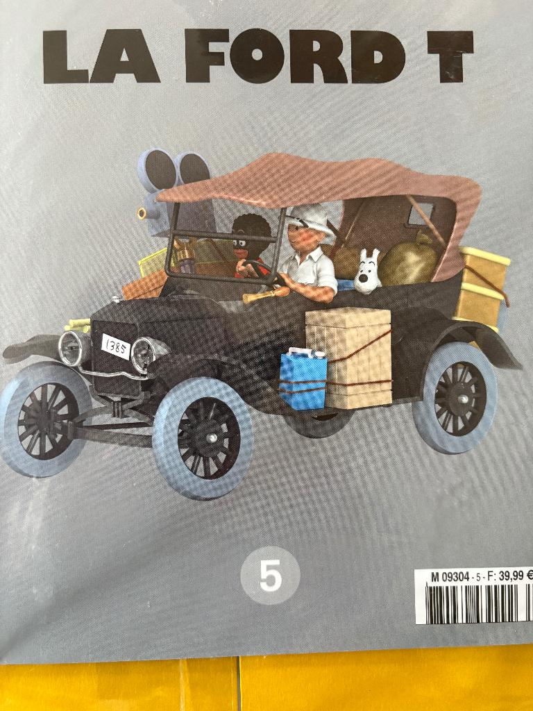 Kuifje, TinTin.  Auto. Ford T. Kuifje in Afrika., Verzamelen, Stripfiguren, Ophalen of Verzenden, Kuifje, Nieuw, Beeldje of Figuurtje
