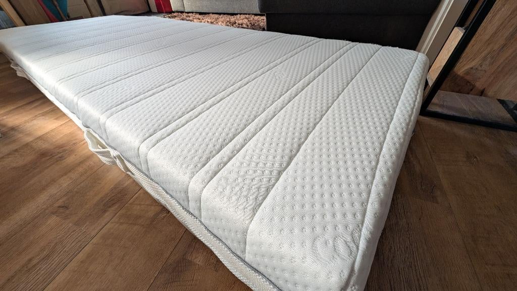 Pocketvering matras 80x210x21,5 met handsvaten, Ophalen, Eenpersoons, 210 cm, Nieuw
