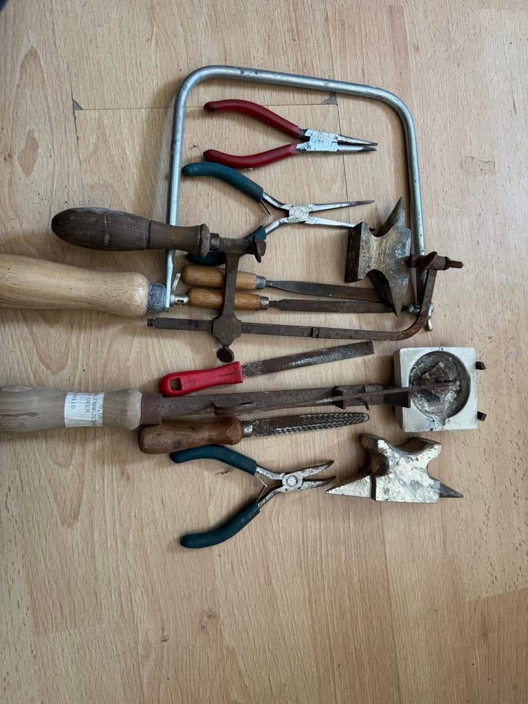 Goudsmid zilversmid gereedschap, Ophalen of Verzenden, Gebruikt