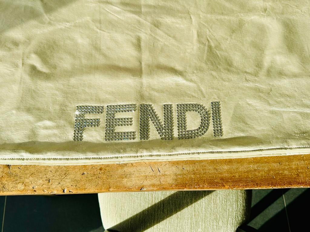 Fendi Casa vloerkussen vloer kussen 87 x 91 cm, Vierkant, Zo goed als nieuw, 75 tot 100 cm, Stof