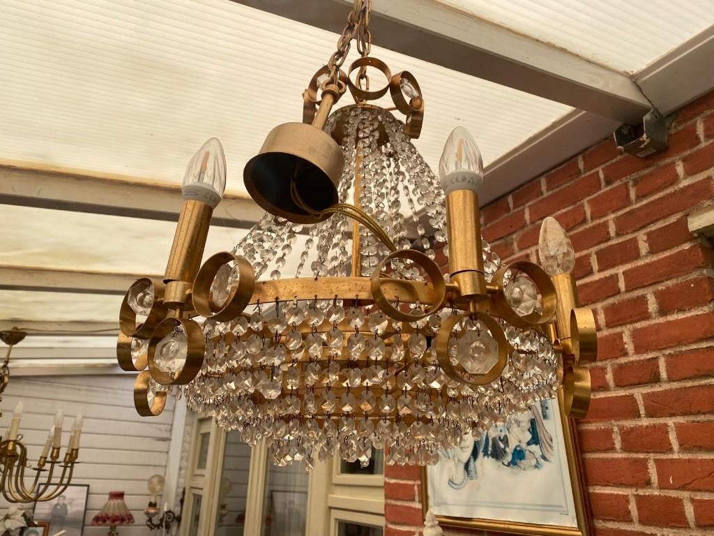 Kroonluchter, Ophalen, Gebruikt, Glas, Klassiek