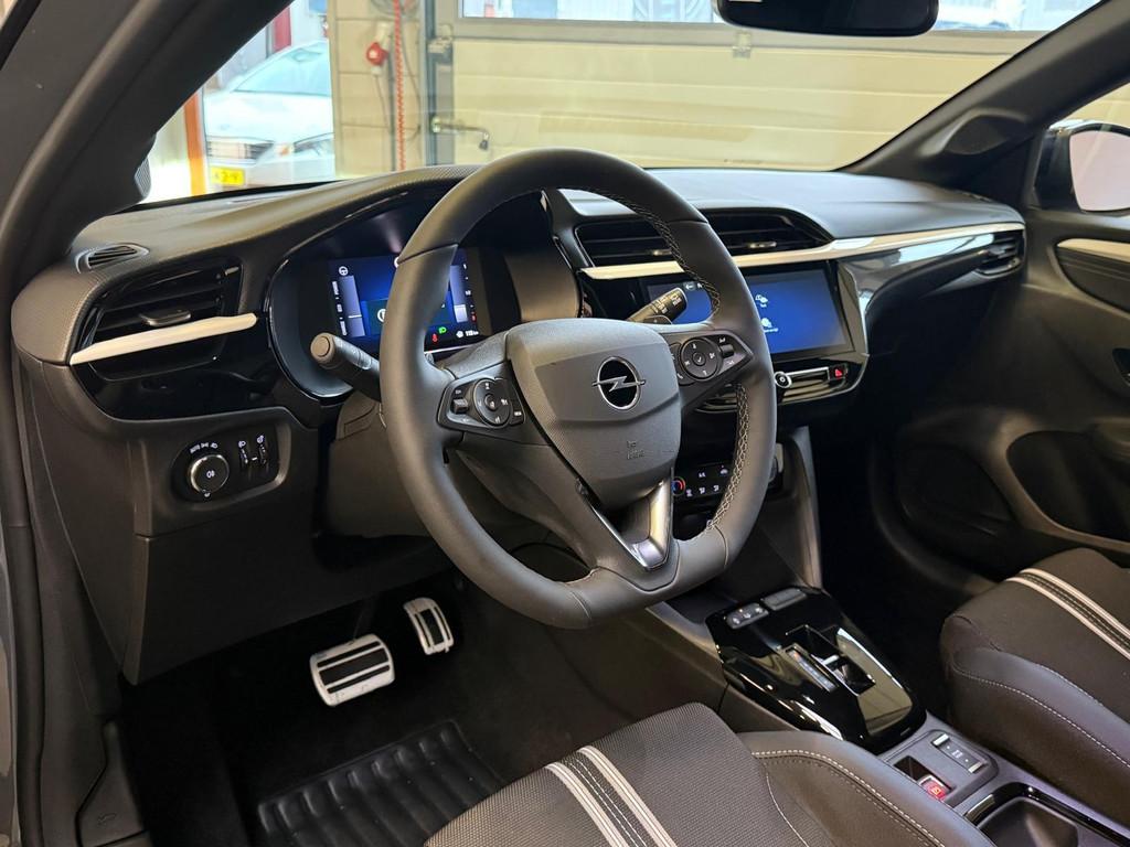 Opel CORSA 1.2 Turbo Hybrid GS Automaat, Camera, Stoel,stuur, Leder en Stof, Nieuw, Hybride Elektrisch/Benzine, Corsa