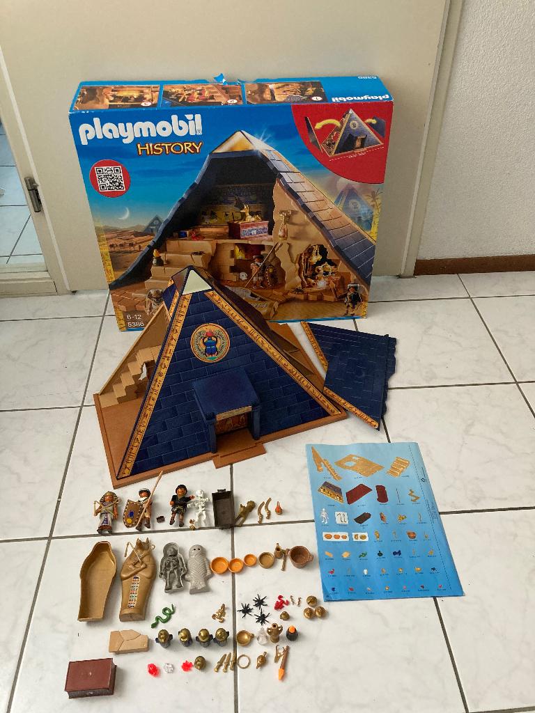 Playmobil pyramide 5386 History, Kinderen en Baby's, Speelgoed | Playmobil, Ophalen of Verzenden, Zo goed als nieuw, Complete set