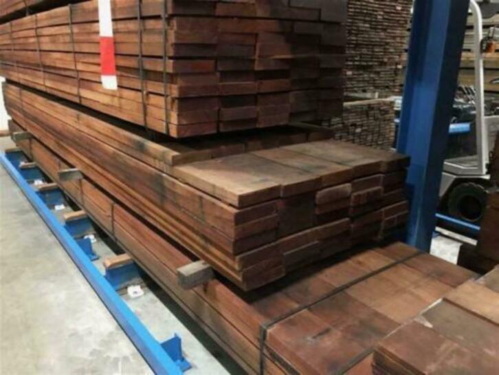 hardhouten gording ligger 5x10 5x15 hardhout balk