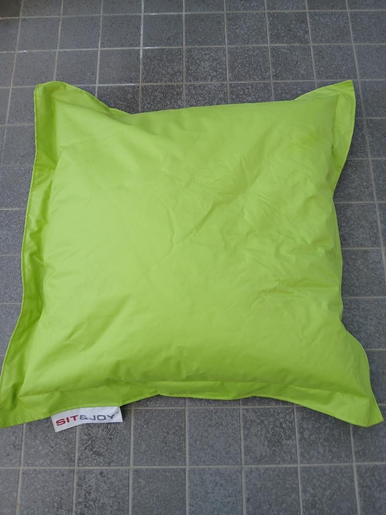 Zitkussen Sit&Joy lemon green zeer mooi, Ophalen of Verzenden, Zo goed als nieuw, Groen, Zitzak