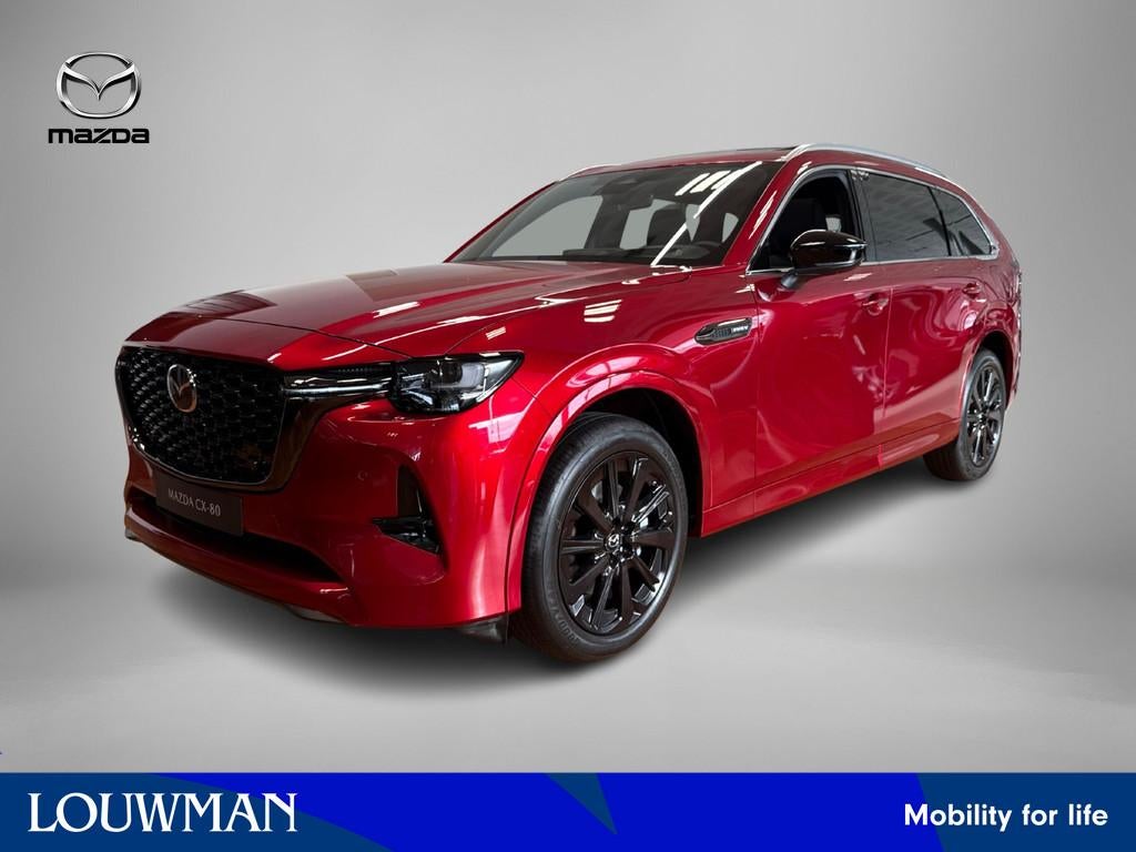 Mazda CX-80 2.5 e-SkyActiv PHEV Homura Plus 6p. | Diverse kl, Auto's, Mazda, Automaat, 12 maanden, 4 cilinders, CX-80
