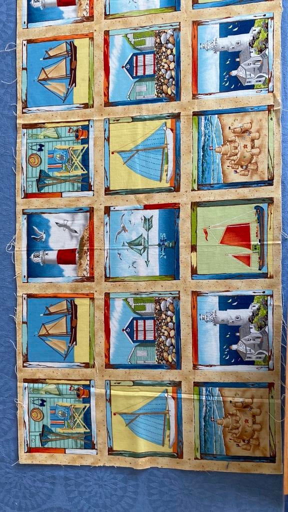 Strandtaferelen, Overige kleuren, 120 cm of meer, Ophalen of Verzenden, Zo goed als nieuw