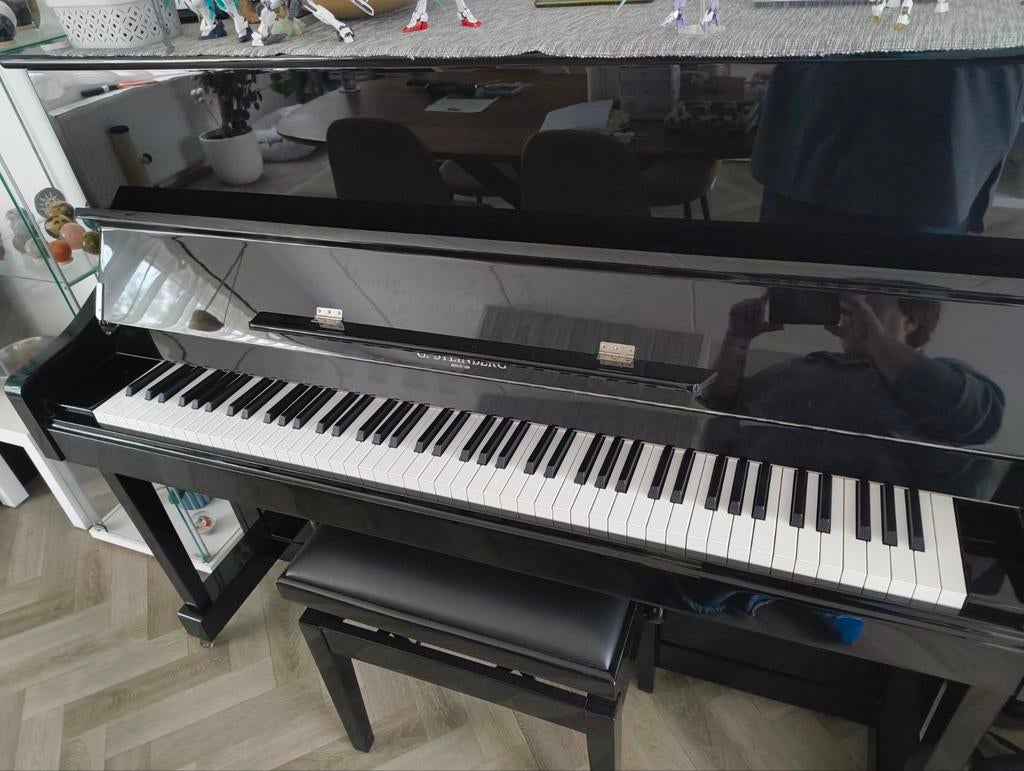 Steinberg Economy 123, Muziek en Instrumenten, Piano's, Ophalen, Zwart, Zo goed als nieuw, Piano