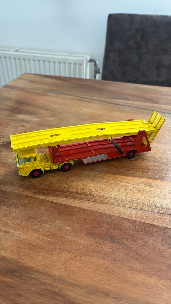 Lesney Matchbox DAF transporter king size, Ophalen of Verzenden, Gebruikt, Bus of Vrachtwagen