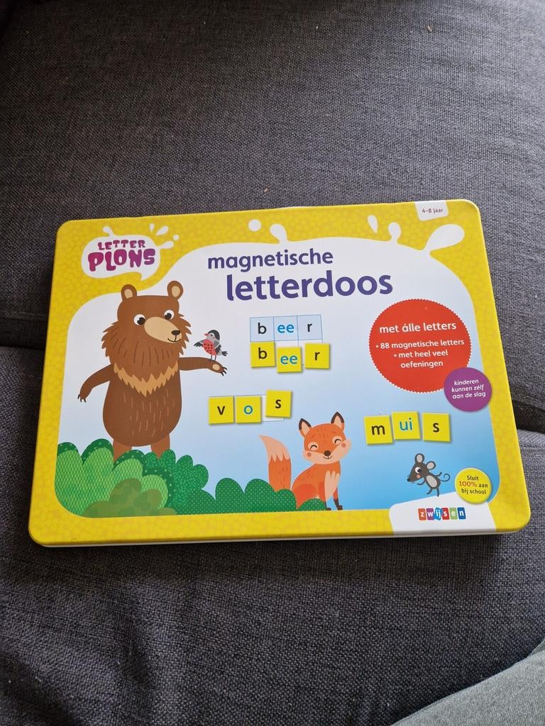 Magnetische letterdoos, Ophalen of Verzenden, Gebruikt