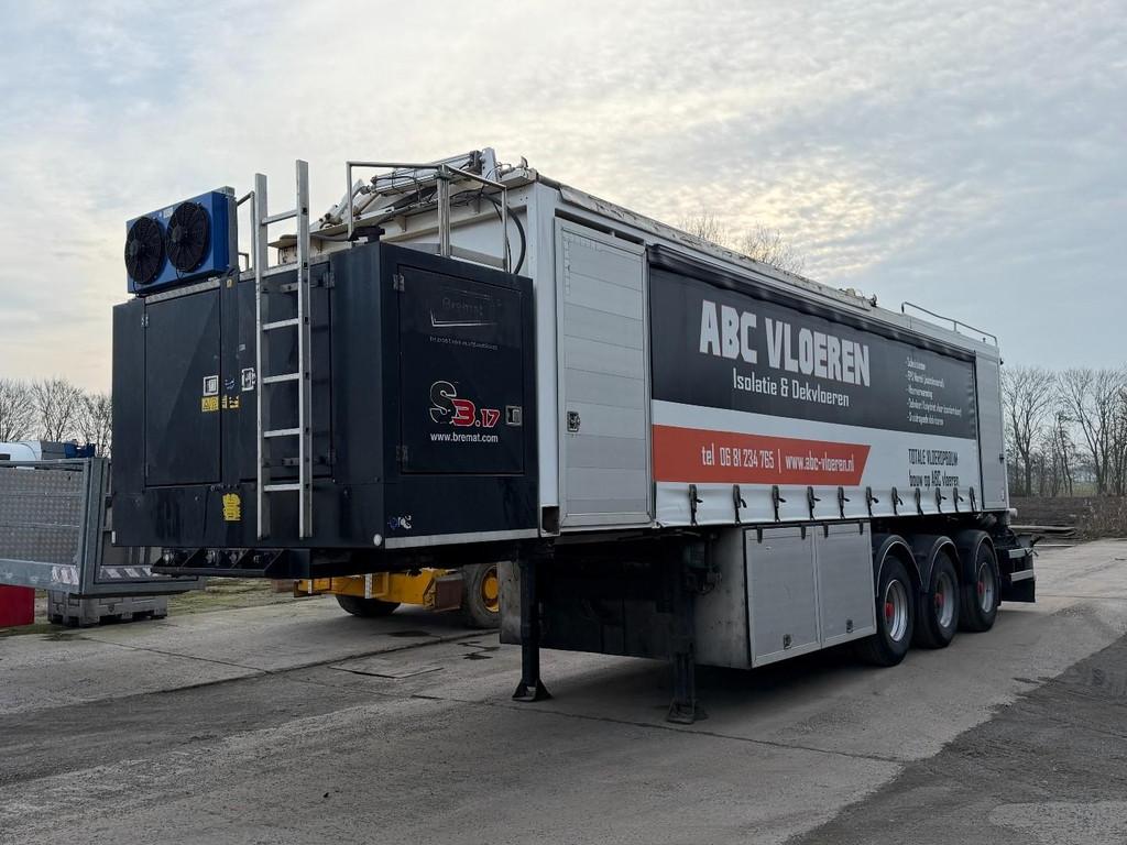 Hrd BREMAT S320 XLS SELF LEVELLING FLOOR SCREED CHAPE CEMENT, Auto's, Vrachtwagens, Overige kleuren, Overige brandstoffen, Origineel Nederlands