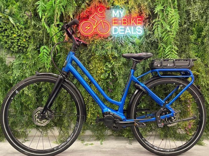 Giant Prime E+ SL LDS - Belt Drive - Middenmotor - 400wh Bla, -, Zo goed als nieuw, 47 tot 51 cm, 50 km per accu of meer