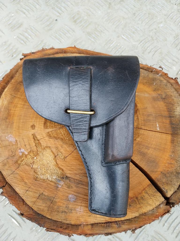 FN  Browning 1910-22 Holster - pistooltas, Ophalen of Verzenden, Landmacht, Nederland, Embleem of Badge