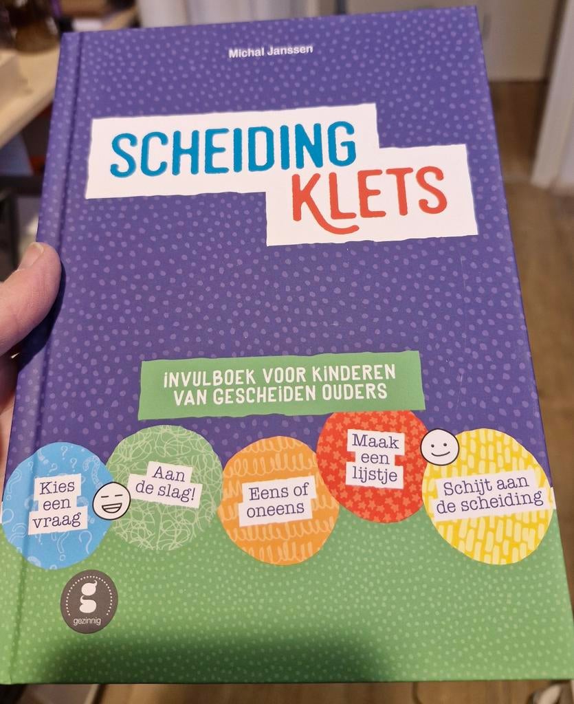 Gezinnig Scheidingsklets - Invulboek voor kinderen, Boeken, Ophalen of Verzenden, Nieuw