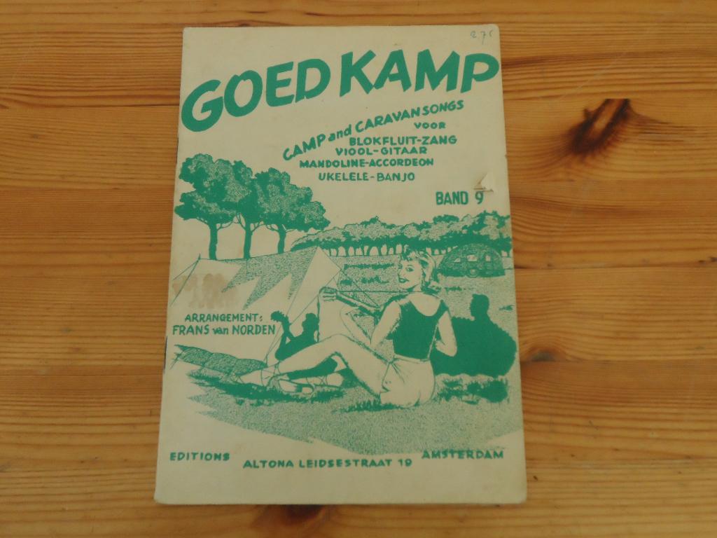 Goed kamp - camp en caravan songs - frans van norden, Muziek en Instrumenten, Bladmuziek, Gebruikt, Viool of Altviool, Ophalen of Verzenden