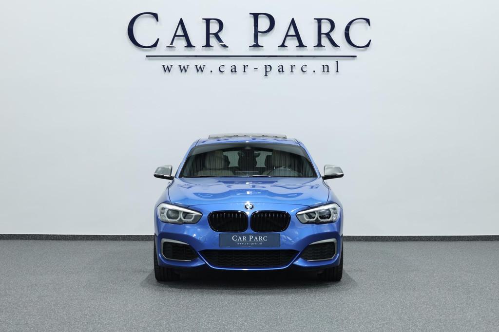 BMW 1-serie M140i Special Edition LED/SCHUIFDAK/LEER+S.VERWA, Achterwielaandrijving, Gebruikt, Blauw, 340 pk