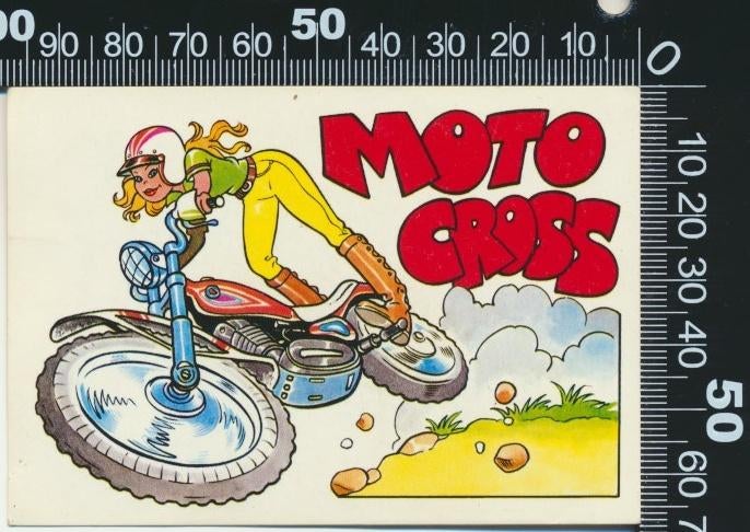 Sticker: Panini - Fantastickers - Super Cross (2), Ophalen of Verzenden, Zo goed als nieuw, Auto of Motor