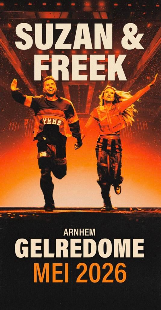 Suzan en Freek tickets 23 April Avond Show, Twee personen, April