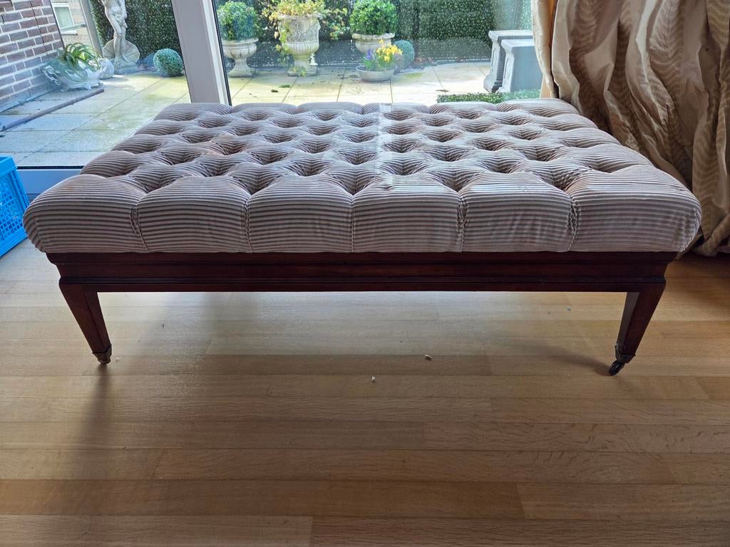 Grote hocker, Ophalen, Rechthoekig, Hout