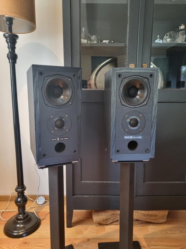 BNS monitoren Secret 3way Combo, Ophalen of Verzenden, 60 tot 120 watt, Front, Rear of Stereo speakers, Overige merken