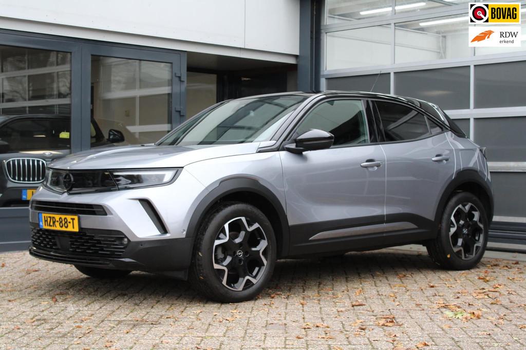 Opel Mokka 1.2 Turbo GS Line/AUTOMAAT, Gebruikt, Zwart, Navigatiesysteem, Leder en Stof