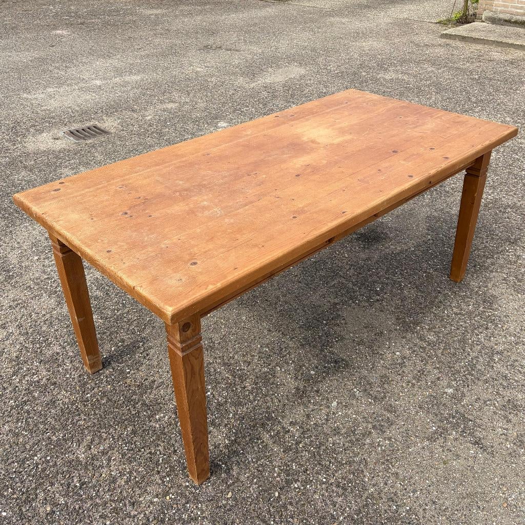 Eettafel Grenen, Huis en Inrichting, Gebruikt, Grenen, Vijf personen of meer, 150 tot 200 cm