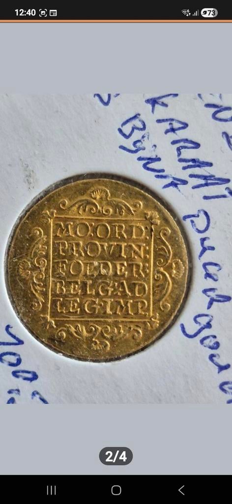 Gouden ducaat 1780, Postzegels en Munten, Ophalen of Verzenden, Overige landen, Overige waardes