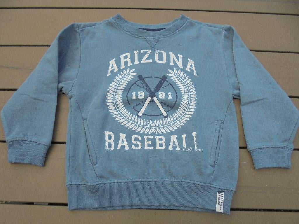 K270 Blauwe trui maat 110/116, Zeeman, Trui of Vest, Ophalen of Verzenden, Zo goed als nieuw