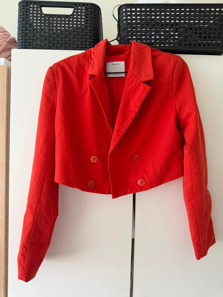 Rode colbert, Kleding | Dames, Ophalen of Verzenden, Zo goed als nieuw, Rood