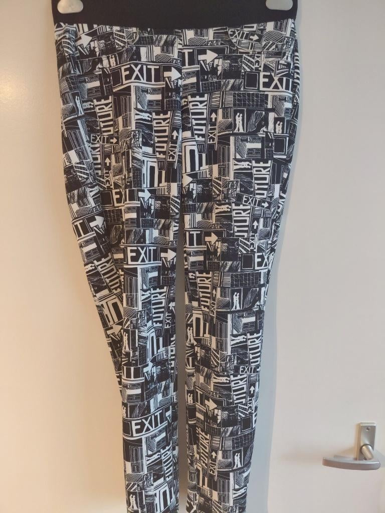 Broek mtM  Zwart wit Cambio, Maat 38/40 (M), Overige kleuren, Ophalen of Verzenden, Zo goed als nieuw