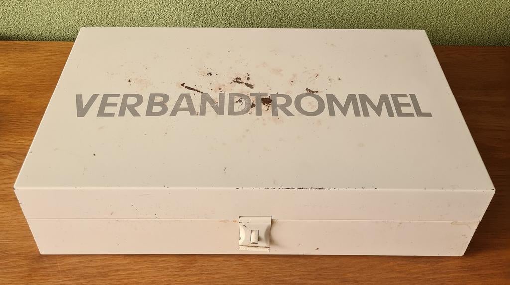 Vintage verbandtrommel, Antiek en Kunst, Ophalen of Verzenden