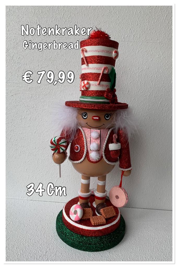 Notenkraker Gingerbread Nieuw, Ophalen of Verzenden, Nieuw